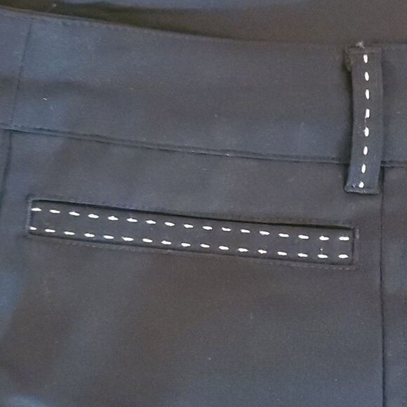Callaway black slacks. Size 6..white stitching. Back pockets. - Picture 2 of 10